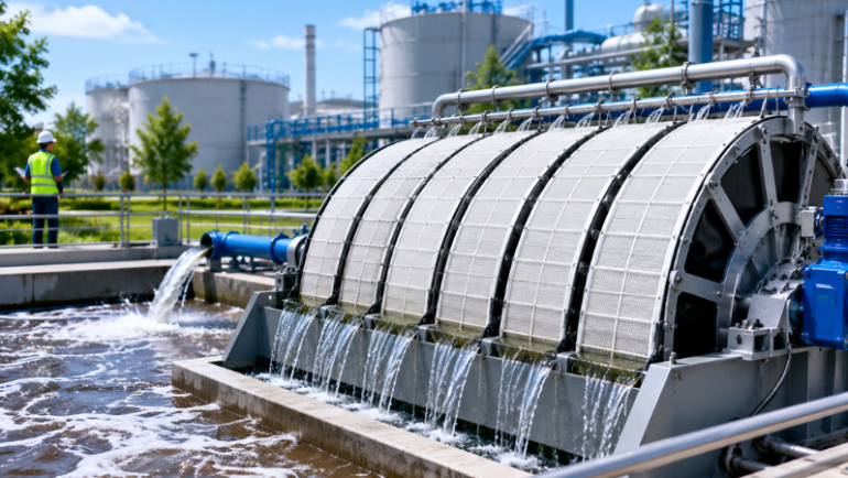 disc filter wastewater treatment