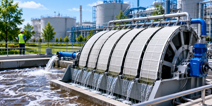 disc filter wastewater treatment